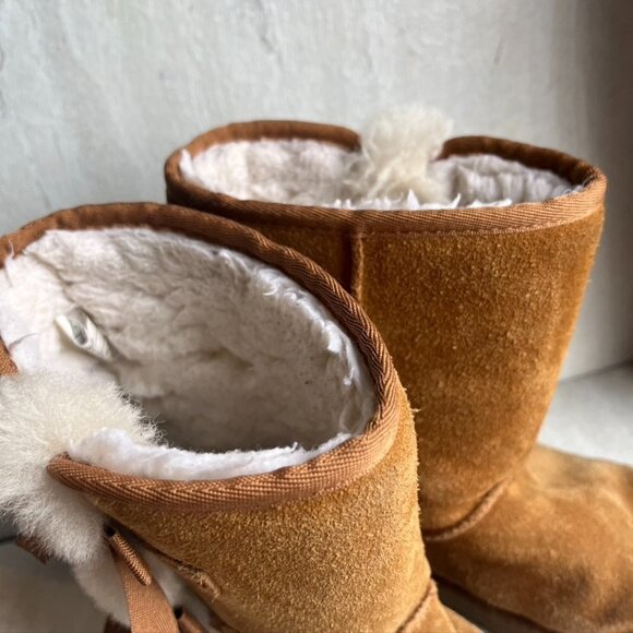 ** Koolaburra by Ugg boots Bow fur lined Womens 8 - Picture 6 of 13